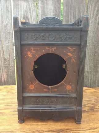 Antique Seth Thomas Mantle / Shelf Clock Case Only,  Parts / Restoration Pro