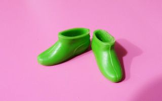 Vintage Francie Skipper Green Short Squishy Boots