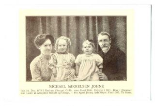 Danish Missionery Society In India Mikkelsen Johne Nankar Labour Chief Pc 1910s
