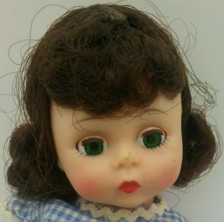 Vintage Madame Alexander Kins ALEX Doll Bent Knee GREEN EYES,  Brown Hair Beauty 2