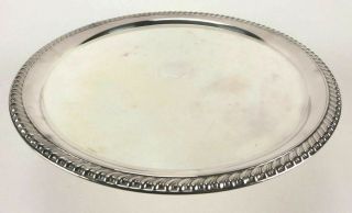 WM Rogers Silver Plate Cake Stand 842 Pedestal 12.  5 