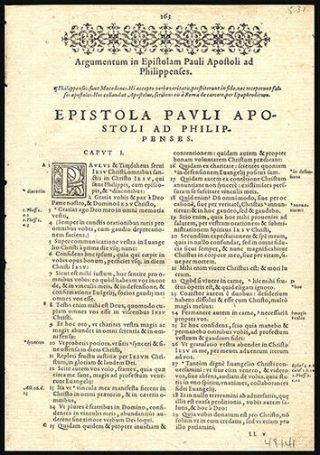 1st Edition Bible Leaf Testament St Paul Epistle To The Philippians Chap 1 - 3