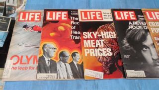 (9) LIFE MAGAZINES FROM THE 1970 ' S - TED KENNEDY - THE OLYMPICS - JESUS CHRIST, 2
