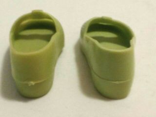 Vintage Ideal Pair Lime Green Shoes For Chrissy 2