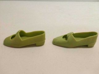 Vintage Ideal Pair Lime Green Shoes For Chrissy 3