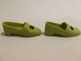 Vintage Ideal Pair Lime Green Shoes For Chrissy 4