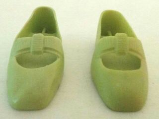 Vintage Ideal Pair Lime Green Shoes For Chrissy 5