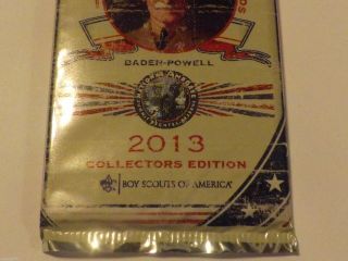 BOY SCOUT 2013 NATIONAL JAMBOREE TRADING CARD PACK (5 PACKS) BADEN POWELL 5