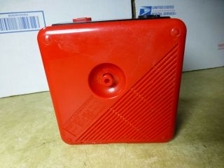 Vintage Red 1980s Sony ICF - A10W AM/FM Alarm Clock - - 5