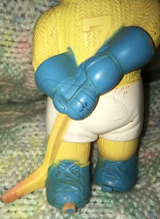 Vintage The First Years Kiddie Production Hockey Player Squeak Toy Rare Korea 2