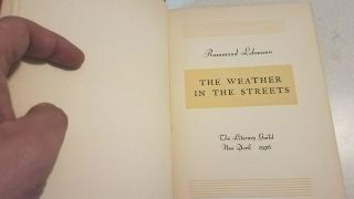 Antique vintage book - The Weather in the Streets - Rosamond Lehman 1936 5