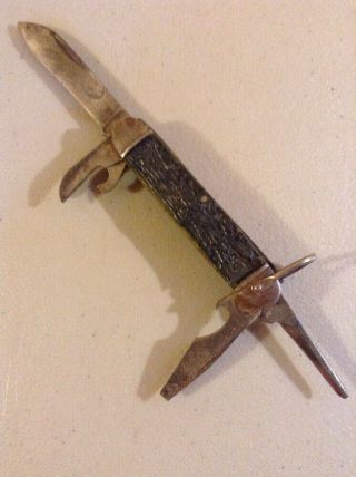Vintage Antique Folding Pocket Knife Camillus York Camping
