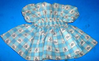Vintage 16 " Terri Lee Doll Tagged Smocked Cotton Dress