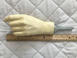Vintage Female Mannequin Hand From Silvestri Of California A4