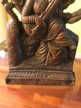 6” Old Antique Chinese Copper Brass Bronze? Tibet Buddha Figure Or Wall Art 4