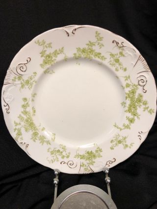 Antique Alfred Meakin Green Ironstone Salad Plate Windermere 6 5/8 “ S/h