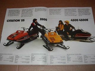 Vintage 1982 Ski - Doo Snowmobile Sales Brochure Snowmobiles & Accessories 2