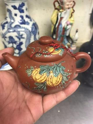 Chinese Yixing Purple Clay Teapot 5