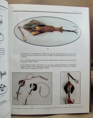 303 Page Vintage Lure Book; 19th Century Fishing Lures by Arlan Carter,  Pre - 1901 4