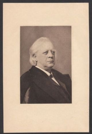 Henry Ward Beecher Antique American Photo Image Engraving