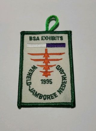 Boy Scout 1995 Holland World Jamboree Nederland Bsa Exhibits Patch