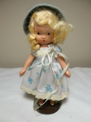 Nasb Nancy Ann Storybook Doll Lucy Locket 115 W/original Stand