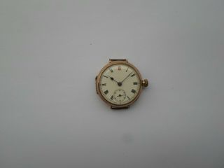 Vintage Watch Early 20th Century Porcelain Dial