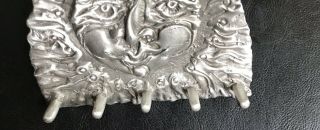 Don Drumm Pewter Sun Face Wall Hook,  signed,  with gallery card 4