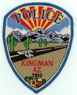 Kingman Police Arizona Az Colorful Patch Sheriff Mohave County