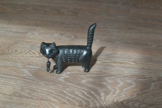 Russian Kasli Cast Iron Figurine Sculpture Statue Cat & Mouse