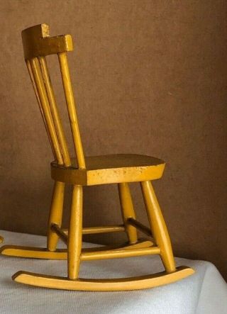 Vintage Tynie Toy Miniature Wooden Doll/Bear Rocker Chair @ Saks & Co. 4