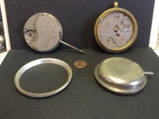 Antique Automobile Clock,  Parts,  Elgin,  Unknowns
