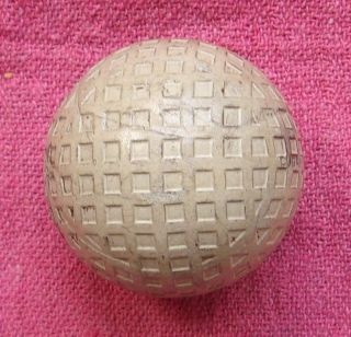 Antique Vintage Cudahy ' s Puritan 4 Golf Ball Mesh Square Dimple 3