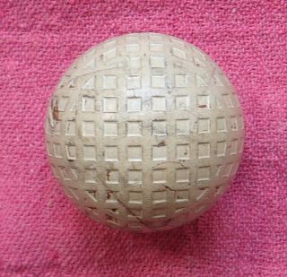 Antique Vintage Cudahy ' s Puritan 4 Golf Ball Mesh Square Dimple 4