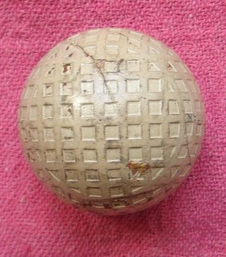 Antique Vintage Cudahy ' s Puritan 4 Golf Ball Mesh Square Dimple 5