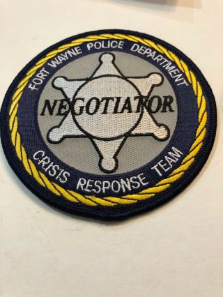 Fort Wayne Indiana Police Department Crisis Response Team Negotiator