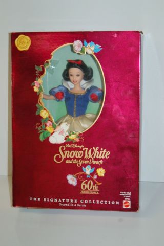 Vintage 1997 Mattel Snow White And The 7 Dwarfs 60th Anniversary Edition Doll