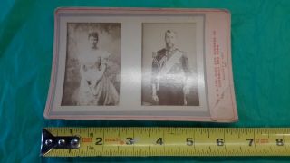1901 Souvenir Photo,  The Duke And Duchess Of Cornwall And York