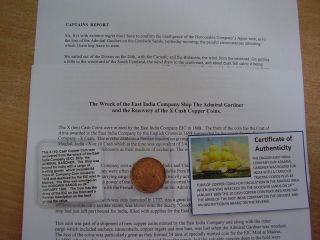 1808 EIC East India Company Shipwreck Coin from ADMIRAL GARDNER / Ship Wreck 3
