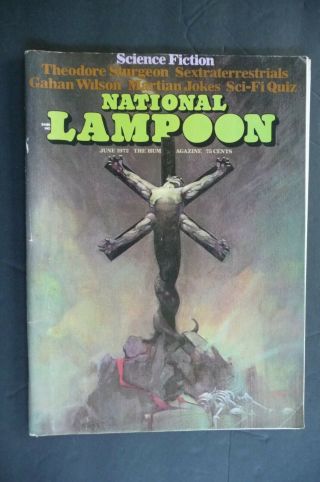 Vintage Ungraded National Lampoon Science Fiction June 1972 Vol.  1 No.  27