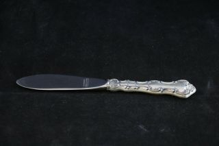 Gorham Strasbourg Sterling Silver Handle Master Butter Knife W/o Notch - 6 5/8 "