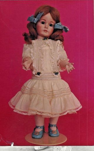 16&19&22 " Antique Heirloom French Machine Sew Doll Dress Underwear Pattern German