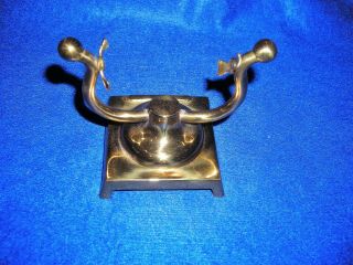 Ornanmental Vintage Brass Pocket Watch Stand with Box - See Pictures 3