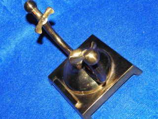 Ornanmental Vintage Brass Pocket Watch Stand with Box - See Pictures 4