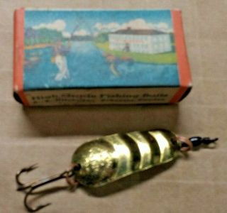 Vintage A.  B.  U.  Fishing Lure - " Little Ruby " W / Box Made In Sweden