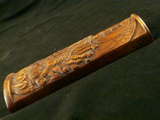 Pure Chinese Bone Hand Carved Thousand - Hand Bodhisattva Pendant S138 5