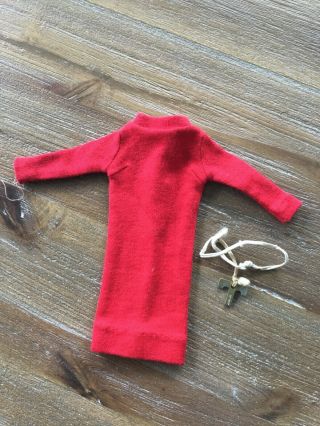 Vintage Tressy Doll - Red Knit Dress & Htf Key