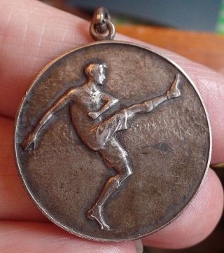 Antique French Silver Football Medal Pentecost 1924