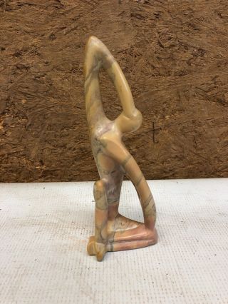Mid Century Modern Abstract Marble Statue 6.  5’