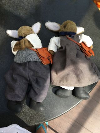 Sue Quinn Bunny Rabbits - Dormouse Designs - Handmade In Scotland Off To School